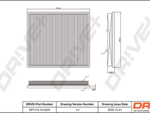 Filtru aer DRIVE DP1110.10.0225 – FORD | AutoRival
