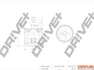 Filtru ulei DRIVE DP1110.11.0038 – FORD | AutoRival
