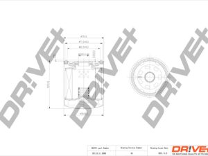 Filtru ulei DRIVE DP1110.11.0089 – FORD | AutoRival