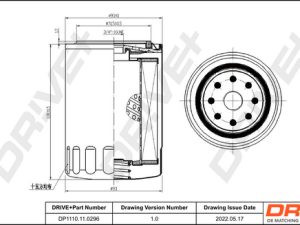 Filtru ulei DRIVE DP1110.11.0296 – FORD | AutoRival
