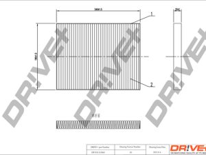 Filtru aer habitaclu DRIVE DP1110.12.0060 – FORD | AutoRival
