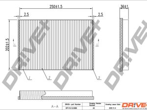 Filtru aer habitaclu DRIVE DP1110.12.0080 – FORD | AutoRival