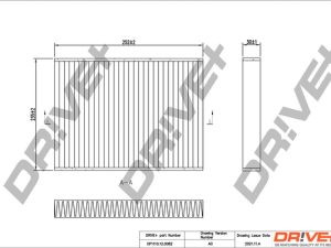 Filtru aer habitaclu DRIVE DP1110.12.0082 – FORD | AutoRival