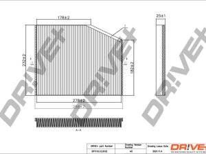 Filtru aer habitaclu DRIVE DP1110.12.0102 – FORD | AutoRival