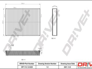 Filtru aer habitaclu DRIVE DP1110.12.0226 – FORD | AutoRival