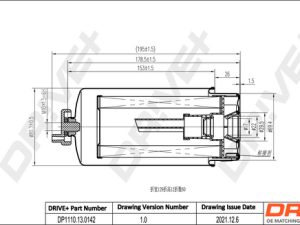 Filtru combustibil DRIVE DP1110.13.0142 – FORD | AutoRival