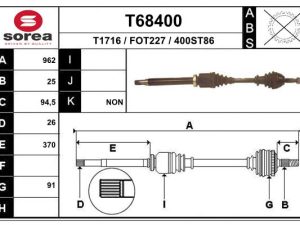 Planetara EAI T68400 – FORD | AutoRival
