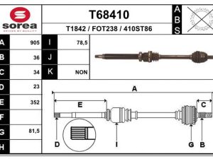 Planetara EAI T68410 – FORD | AutoRival