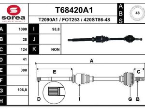 Planetara EAI T68420A1 – FORD | AutoRival