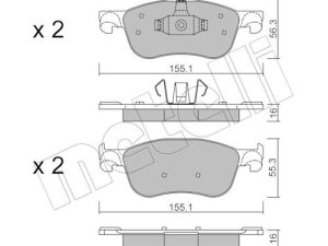 Set placute frana METELLI 22-1142-0 – FORD | AutoRival
