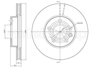 Disc frana METELLI 23-0403C – FORD | AutoRival
