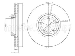 Disc frana METELLI 23-0459 – FORD | AutoRival