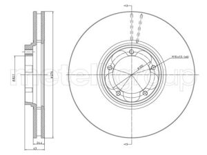 Disc frana METELLI 23-0714 – FORD | AutoRival