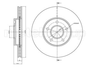 Disc frana METELLI 23-0760C – FORD | AutoRival