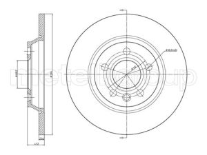 Disc frana METELLI 23-0767C – FORD | AutoRival