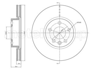 Disc frana METELLI 23-0792 – FORD | AutoRival