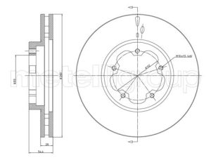 Disc frana METELLI 23-0898 – FORD | AutoRival