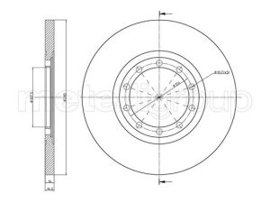 Disc frana METELLI 23-0998C – FORD | AutoRival