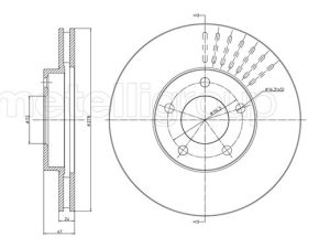 Disc frana METELLI 23-1036C – FORD | AutoRival
