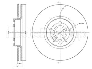 Disc frana METELLI 23-1181C – FORD | AutoRival
