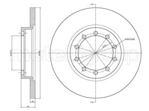 Disc frana METELLI 23-1469C – FORD | AutoRival