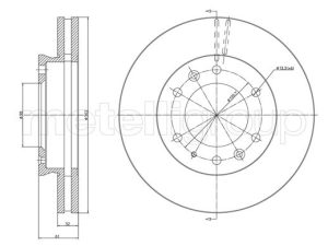 Disc frana METELLI 23-1669C – FORD | AutoRival