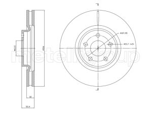 Disc frana METELLI 23-1830C – FORD | AutoRival