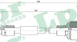 Cablu ambreiaj LPR C0081C – FORD | AutoRival