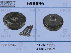 Fulie curea arbore cotit MALO 658096 – FORD | AutoRival