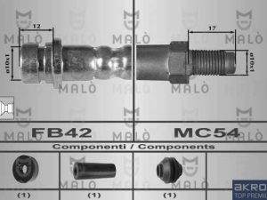 Furtun frana MALO 80267 – FORD | AutoRival