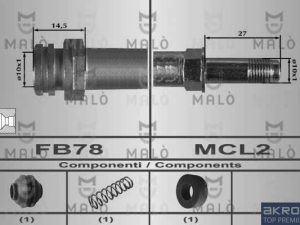 Furtun frana MALO 80388 – FORD | AutoRival