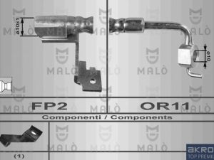 Furtun frana MALO 8582 – FORD | AutoRival