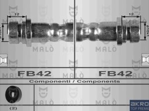 Furtun frana MALO 8646 – FORD | AutoRival