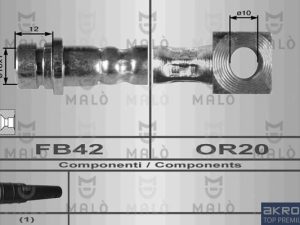 Furtun frana MALO 8649 – FORD | AutoRival