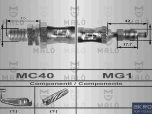 Furtun frana MALO 8687 – FORD | AutoRival