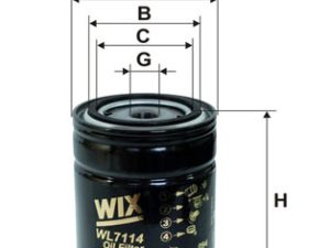 Filtru ulei WIX FILTERS WL7114 – FORD | AutoRival