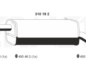 Toba esapament finala ERNST 310192 – FORD | AutoRival