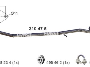 Racord evacuare ERNST 310475 – FORD | AutoRival