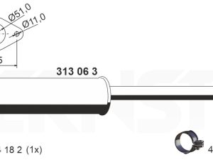 Toba esapament primara ERNST 313063 – FORD | AutoRival