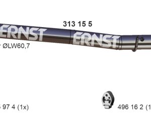Racord evacuare ERNST 313155 – FORD | AutoRival