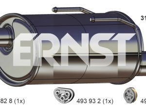 Toba esapament finala ERNST 314107 – FORD | AutoRival