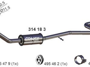 Toba esapamet intermediara ERNST 314183 – FORD | AutoRival