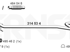 Racord evacuare ERNST 314534 – FORD | AutoRival