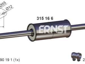 Toba esapament primara ERNST 315166 – FORD | AutoRival