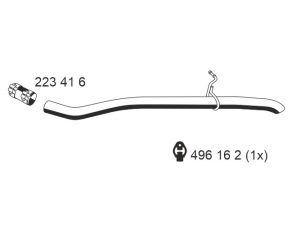 Racord evacuare ERNST 331456 – FORD | AutoRival