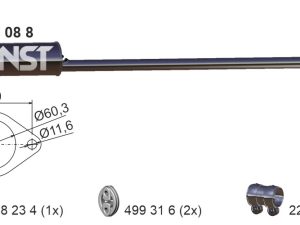 Toba esapamet intermediara ERNST 332088 – FORD | AutoRival