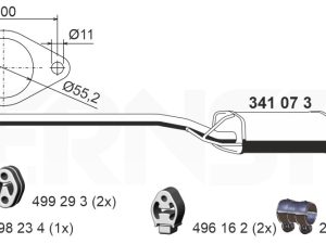 Toba esapamet intermediara ERNST 341073 – FORD | AutoRival