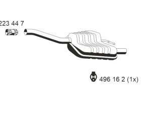 Toba esapament finala ERNST 341134 – FORD | AutoRival