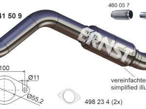Racord evacuare ERNST 341509 – FORD | AutoRival