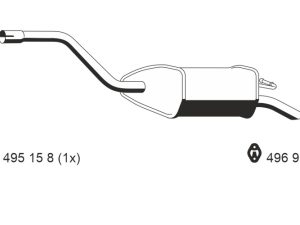 Toba esapament finala ERNST 344180 – FORD | AutoRival